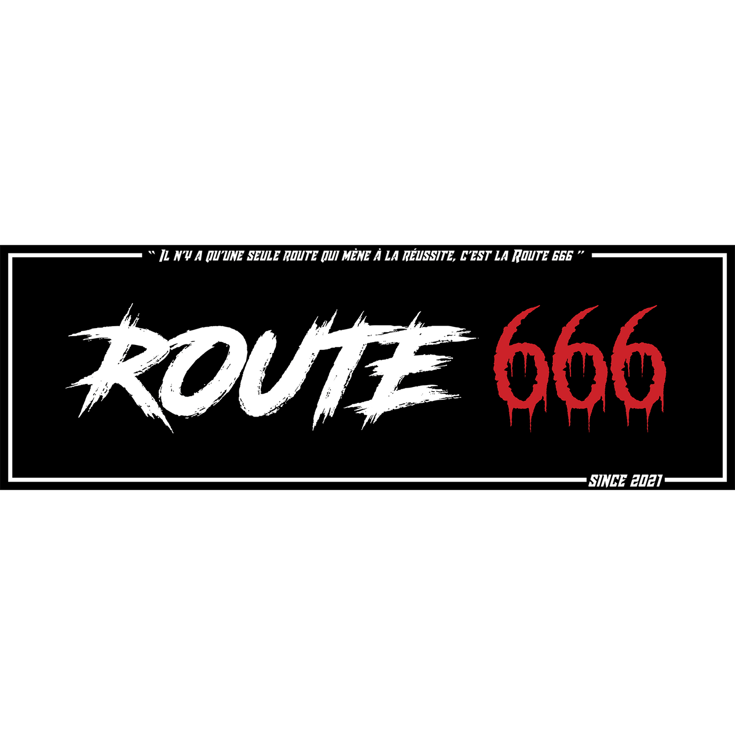 Stickers Slap Route 666